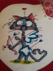 Подушка-валентинка