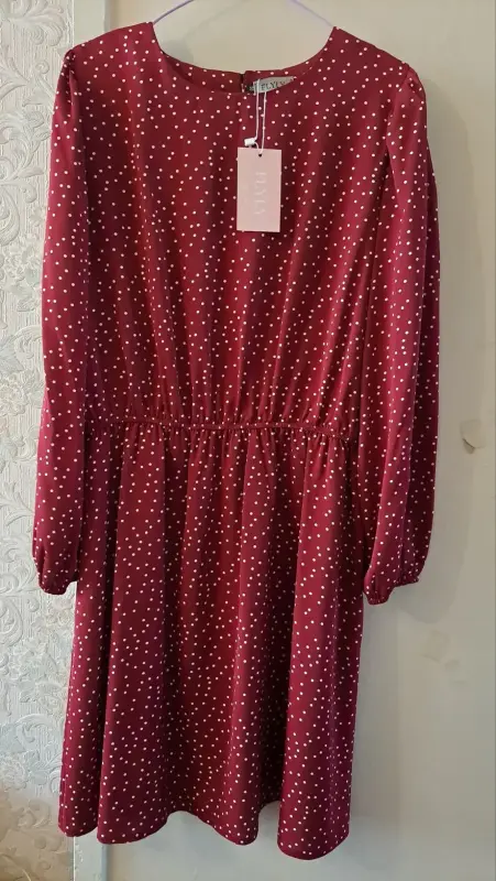 Платья, сарафаны - Платье в горошек вечернее, бордо, р.50-52, новое - Вся Беларусь - Фото 3 Платье в горошек вечернее, бордо, р.50-52, новое - Вся Беларусь - 232273 - Доска объявлений Kupika.by - Фото 3