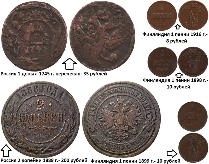 Монеты для коллекции. Россия. Цены на фото. - Вся Беларусь - 232614 - Доска объявлений Kupika.by - Фото 4