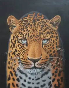 Картина маслом "Леопард"