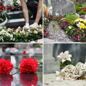 Уборка могил в Минске, Беларуси