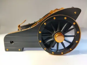 Лафет артиллерийского орудия для бутылок. СССР.