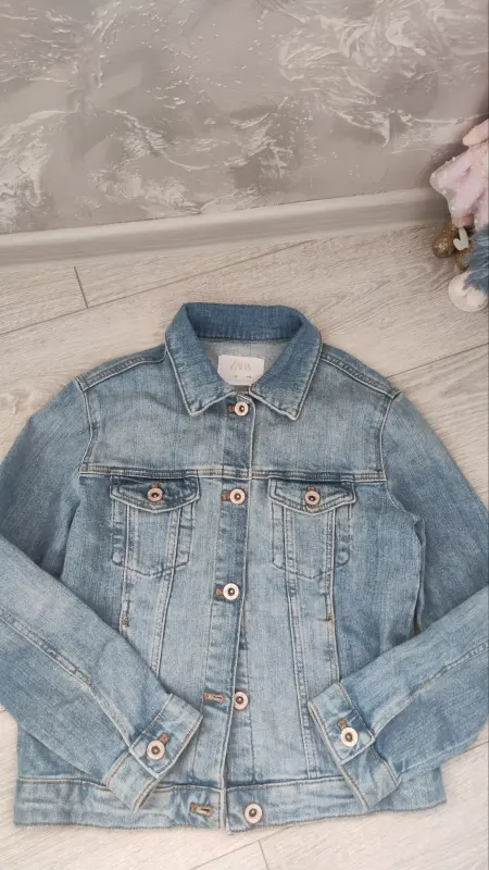 Одежда для девочек - Zara джинсовая куртка/джут 140 - Вся Беларусь - Фото 2 Zara джинсовая куртка/джут 140 - Вся Беларусь - 234372 - Доска объявлений Kupika.by - Фото 2
