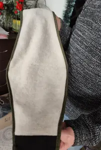 Пояс- корсет из собачьей шерсти на липучке