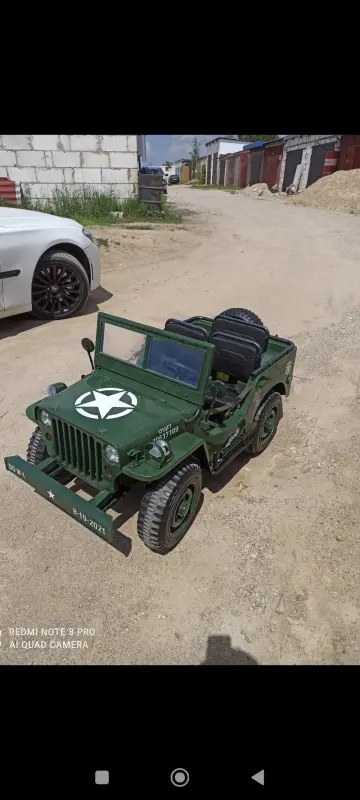 Jeep Willys трёхместный