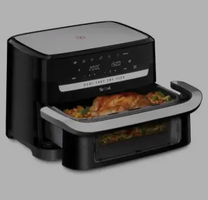 Аэрогриль TАэрогриль  Tefal Dual Easy Fry Flex EY9228E0, 9 л,