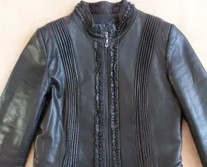 Куртка пиджак, натуральная кожа, р.40-42