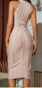 Бандажное платье