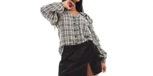 Oversized River Island Рубашка/ Блузка