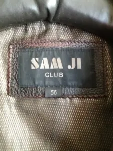 Куртка кожаная мужская