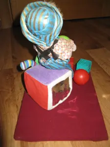 Инсталляция винтаж КЛОУН ЦИРК