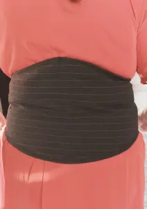 Пояс- корсет из собачьей шерсти на липучке