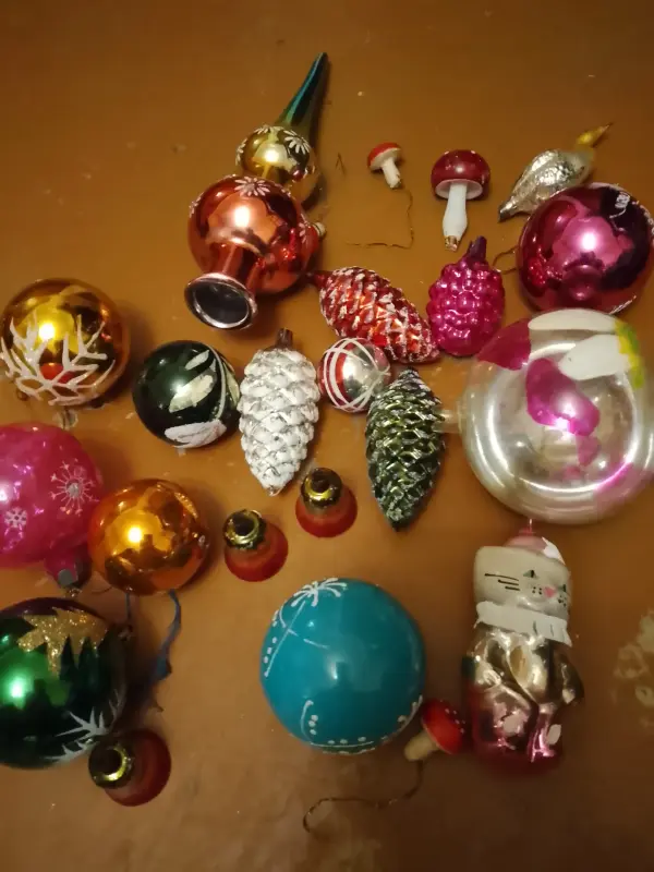 Советские елочные игрушки