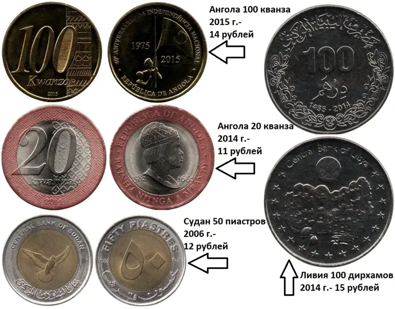 Монеты для коллекции. Африка. Цены на фото. - Вся Беларусь - 232600 - Доска объявлений Kupika.by - Фото 5