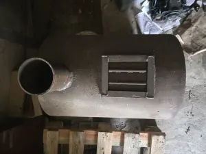 Печь - буржуйка новая