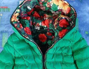 Куртка двусторонняя, р.116-122-128-134