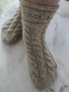 Шерстяные носочки из овечьей шерсти