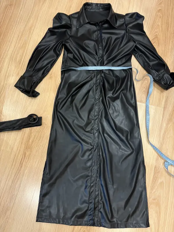 Платье из экокожи  с модными рукавами /куплено в Италии - Вся Беларусь - 233289 - Доска объявлений Kupika.by - Фото 4