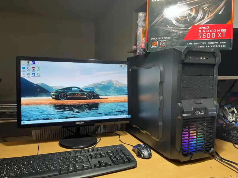 PC игровой 12 ядерный /RAM 16GB/1Tb/SSD/5600XT 6Gb