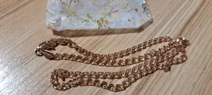 Цепочка-бижутерия, новая под золото, длина-40см