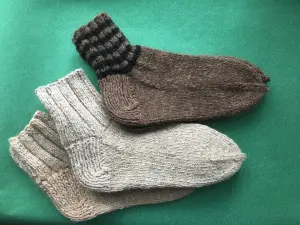 Носки вязаные