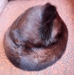 Шапка норковая женская