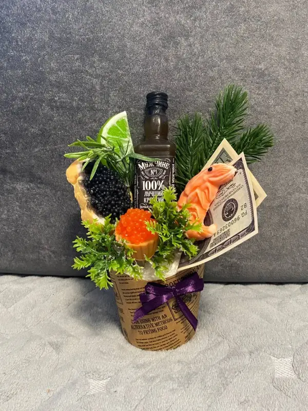 Букет из натурального мыла