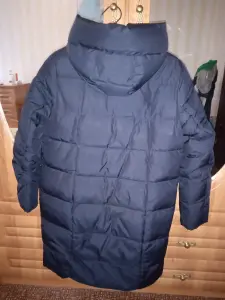 Пуховик зима женский, черный цвет