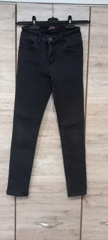 Джинсы утеплённые на флисе на девочку