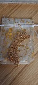 Цепочка-бижутерия, новая под золото, длина-40см