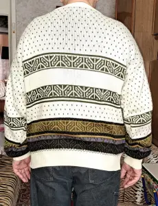 Кардиган толстый и теплый, мужской, р.54-60, б.у