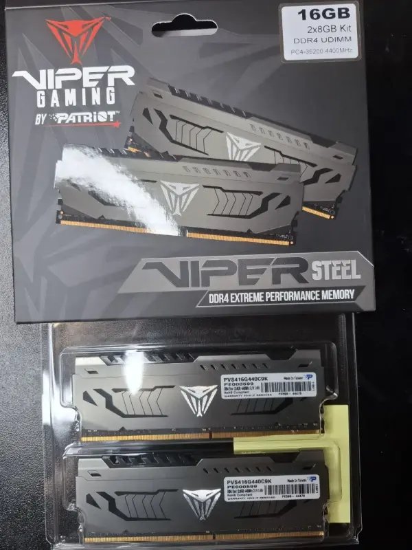 Оперативная память - 16GB Patriot Viper Steel 2x8GB DDR4 4400mhz оперативная память - Вся Беларусь - Фото 2 16GB Patriot Viper Steel 2x8GB DDR4 4400mhz оперативная память - Вся Беларусь - 234809 - Доска объявлений Kupika.by - Фото 2