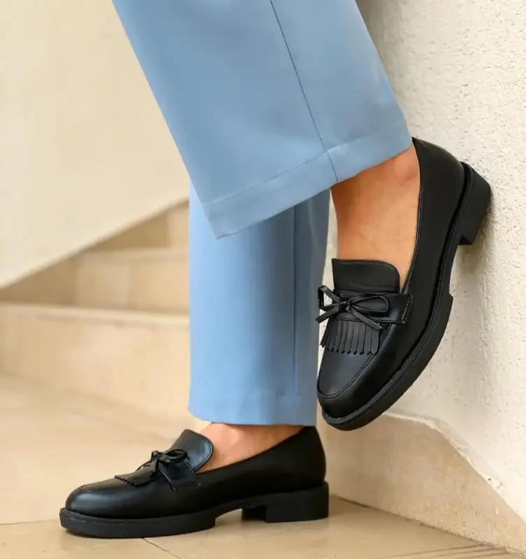 Элегантные туфли-лоферы чёрного цвета, размер 36 - Вся Беларусь - 236407 - Доска объявлений Kupika.by - Фото 2