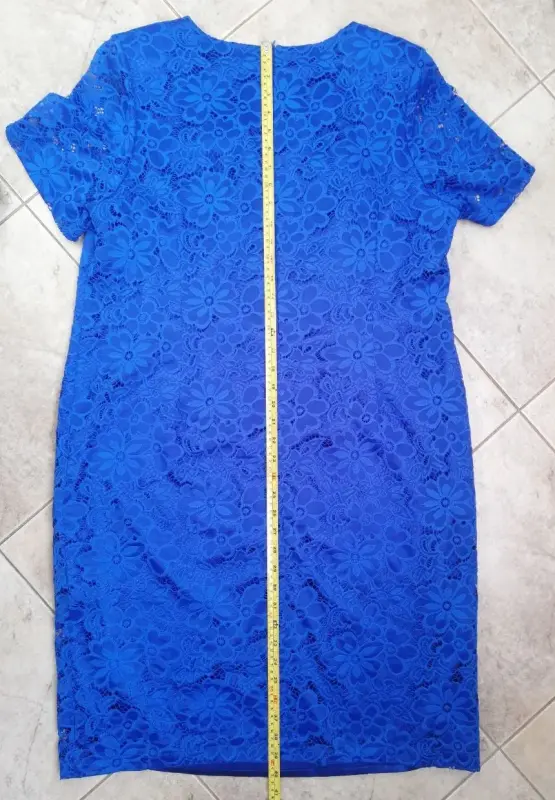 Нарядное, гипюровое платье, синее, размер 58 (Как новое) - Ветка - 237136 - Доска объявлений Kupika.by - Фото 5