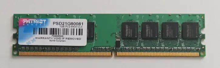 Оперативная память Patriot PSD21G80081 (DDR2, 1Gb)