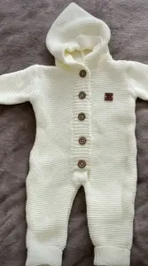 Комплект зимний на овчине для новорожденного