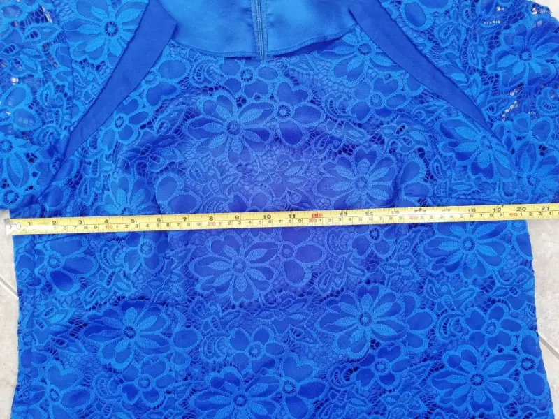Нарядное, гипюровое платье, синее, размер 58 (Как новое) - Ветка - 237136 - Доска объявлений Kupika.by - Фото 6