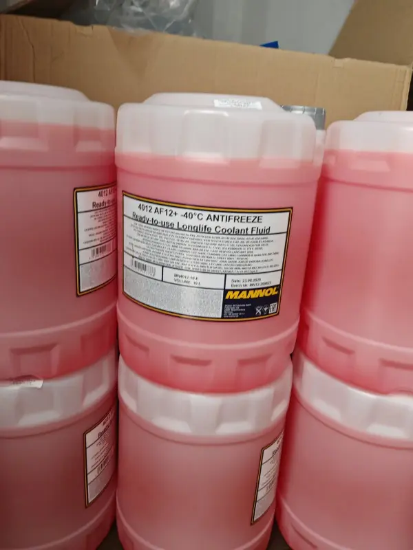 Антифриз Mannol AF12+ (-40 °) Longlife 4012 (10 литров)