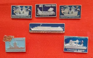 значки корабли.