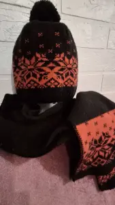 Шапка зимняя +шарф