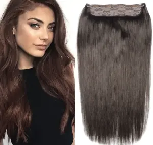 Тресс из натуральных волос на заколках