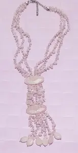 Комплект украшений Розовый фламинго (горный хрусталь, Россия)