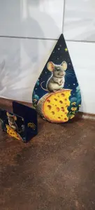 Разделочная доска с салфетницей