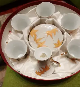 КОФЕЙНЫЙ СЕРВИЗ YAMASEN FINE PORCELAIN (ЯПОНИЯ)