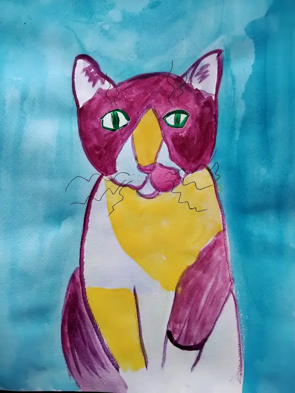 Картина кот