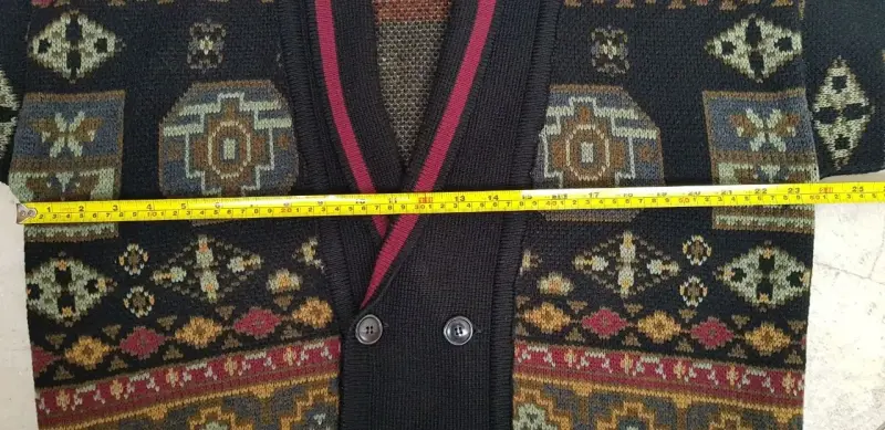 Мужские свитеры и кардиганы - Винтажный двубортный кардиган в стиле 90-х - Вся Беларусь - Фото 5 Винтажный двубортный кардиган в стиле 90-х - Вся Беларусь - 235908 - Доска объявлений Kupika.by - Фото 5