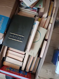 Книги. Разные 2 коробки.