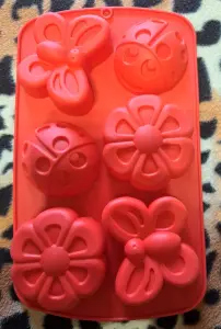 Силиконовая форма Цветы и Насекомые, новая