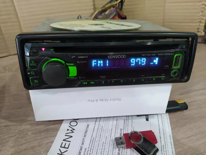 Автомагнитола CD MP3 USB KENWOOD
