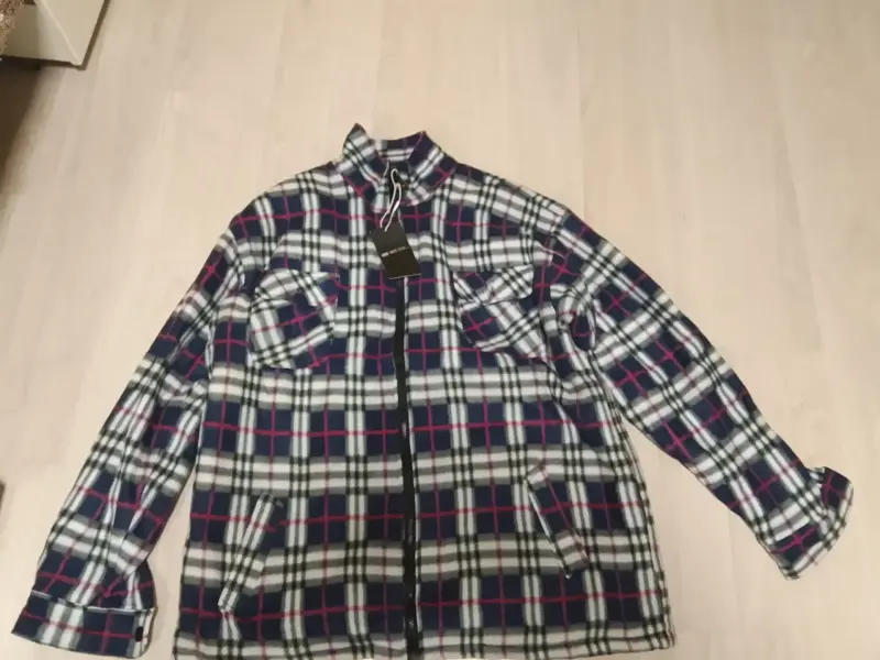 Новая рубашка на меху р 58/64